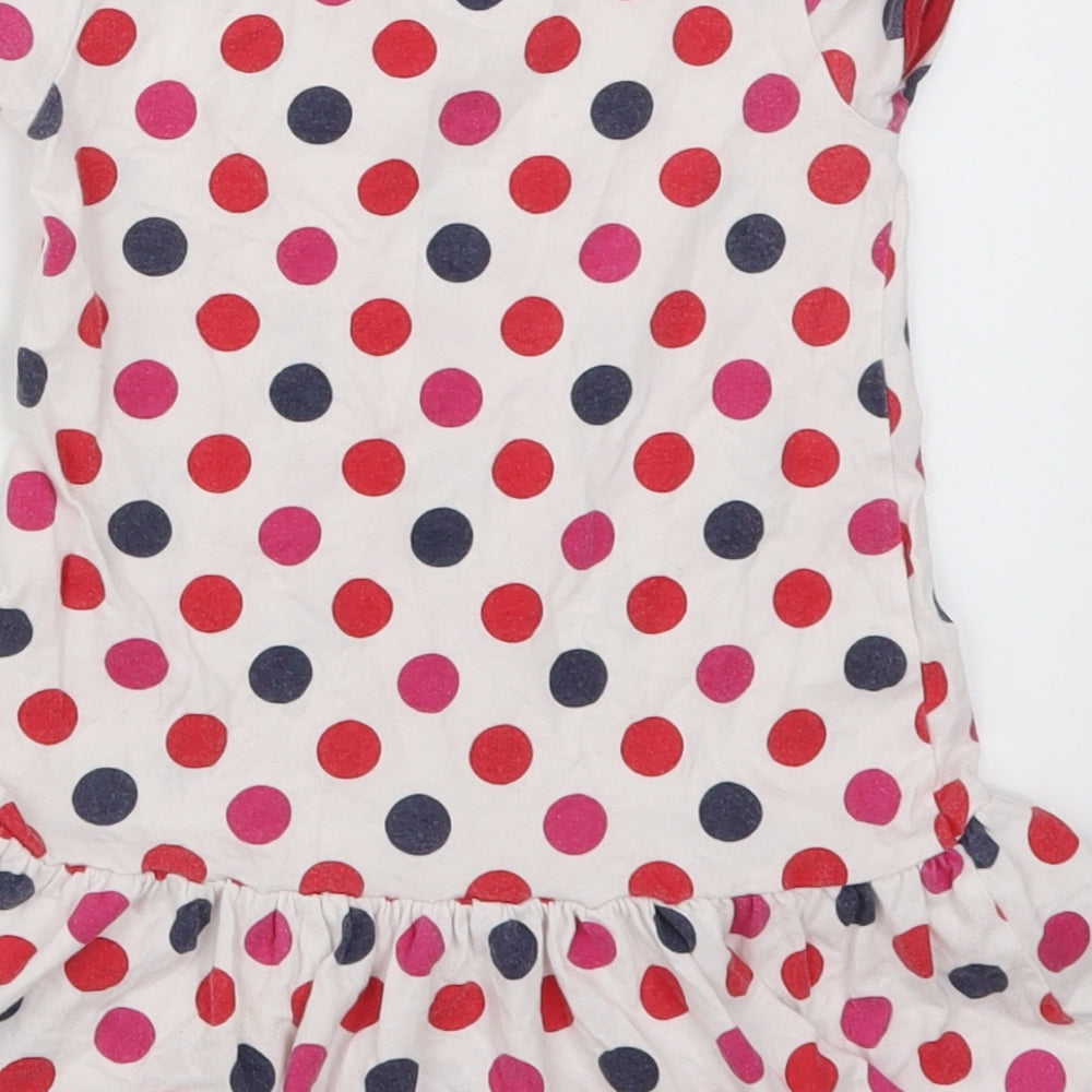 George Girls Red Polka Dot  Skater Dress  Size 18-24 Months  - Blue