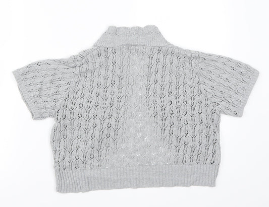 Preworn Womens Grey   Cardigan Jumper Size M