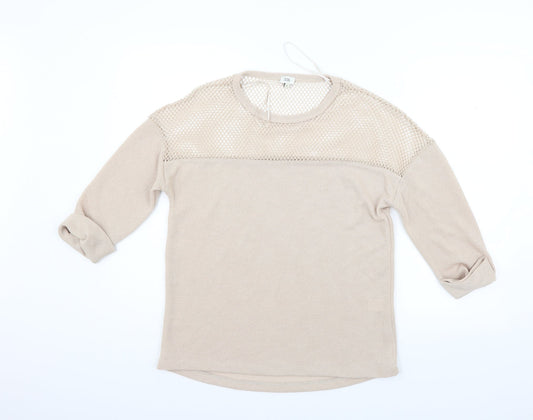 River Island Womens Beige   Pullover Jumper Size 12