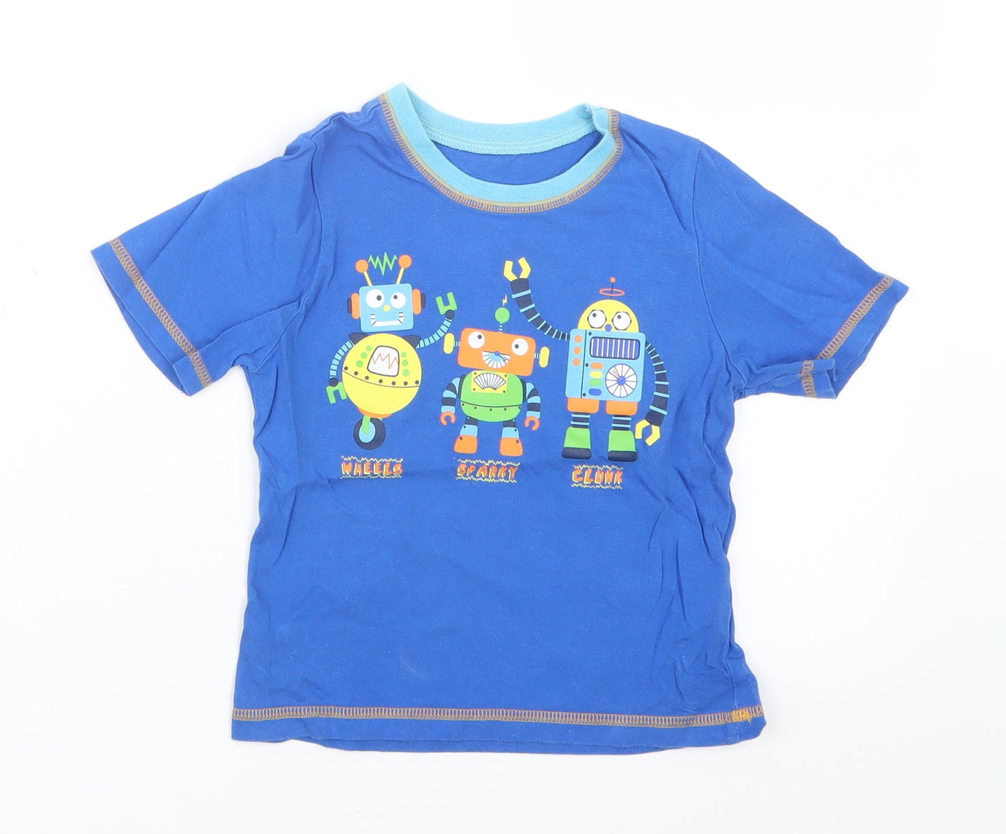 George Boys Blue   Basic T-Shirt Size 3-4 Years