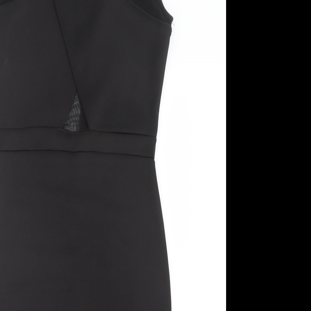 Preworn Womens Black   Pencil Dress  Size 8