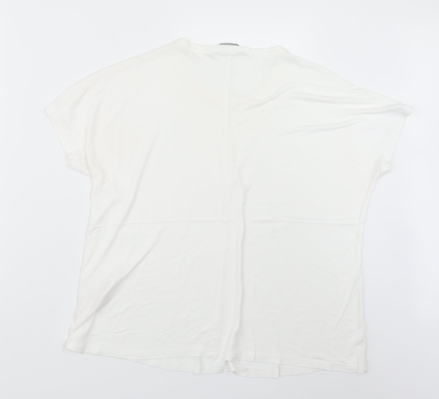 Dorothy Perkins Womens White   Basic T-Shirt Size 12