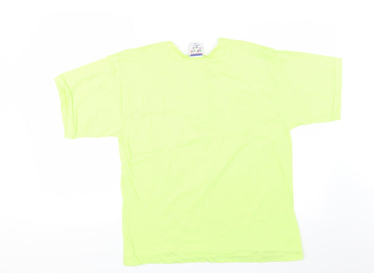 uptown girl Womens Green   Basic T-Shirt Size S