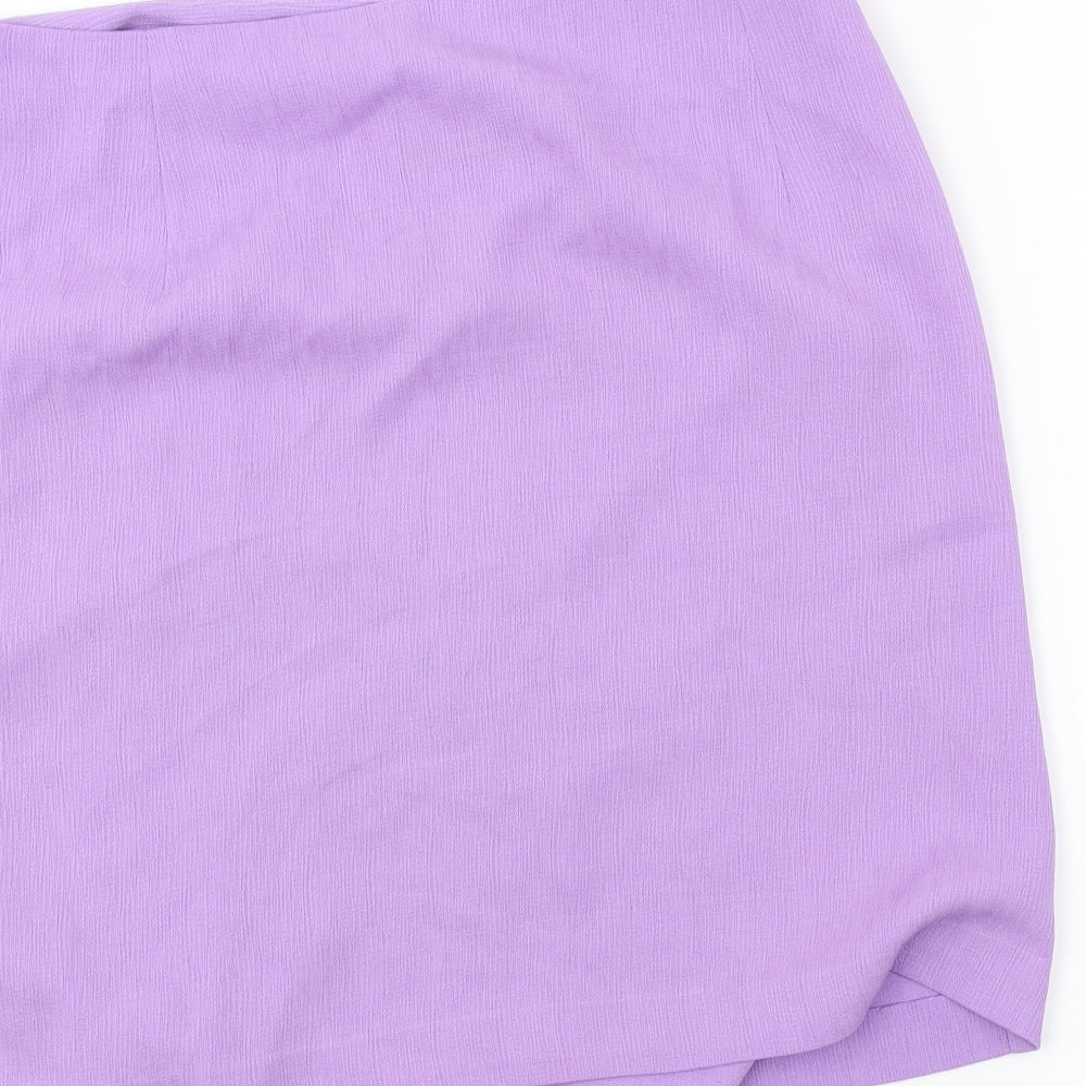 isabella Womens Purple   A-Line Skirt Size 32 in