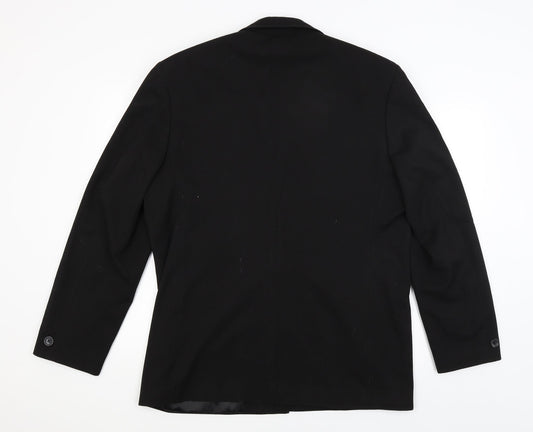 Copperstone Mens Black   Jacket Blazer Size L