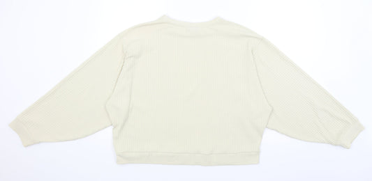 Topshop Womens Ivory   Pullover Jumper Size M