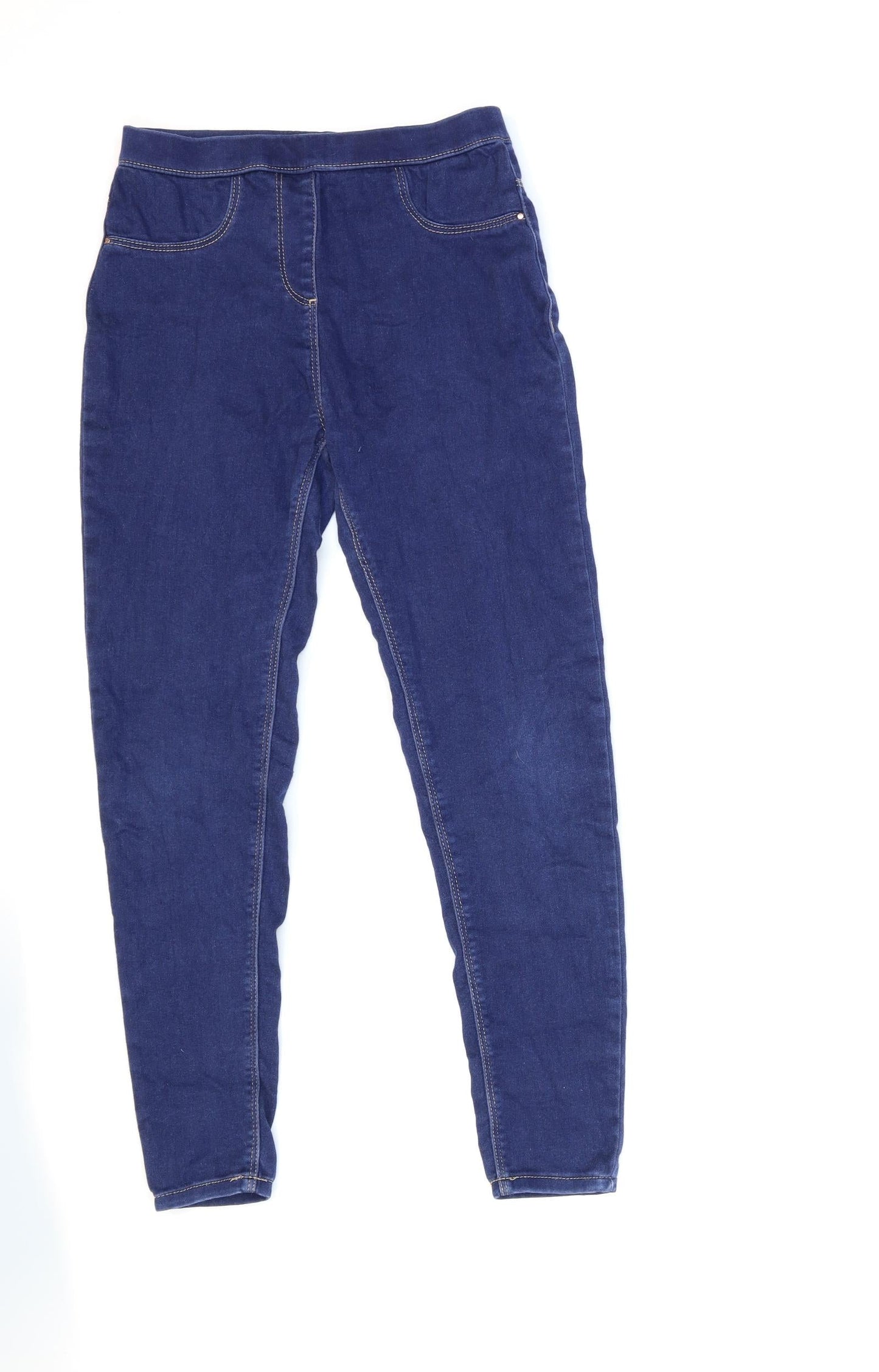 Preworn Womens Blue  Denim Skinny Jeans Size 26 in L25 in