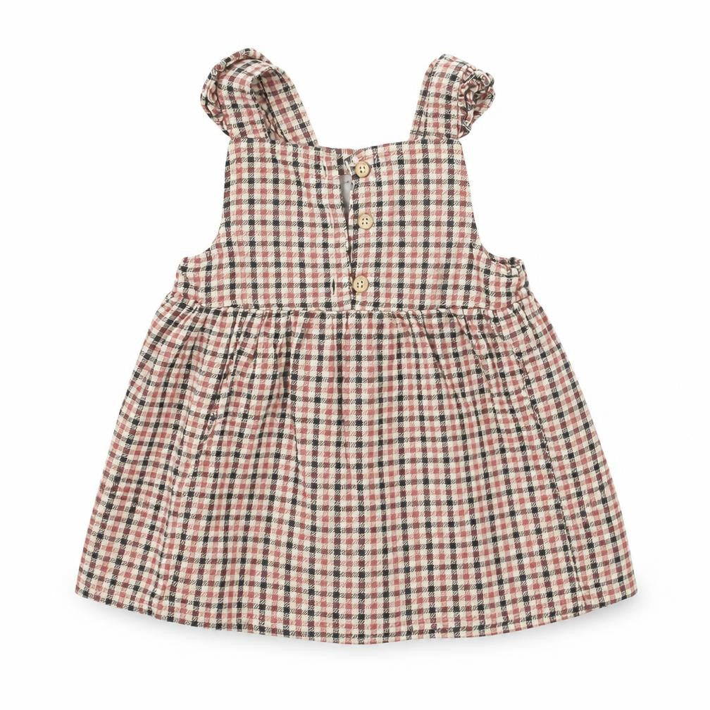 F&F Baby Brown Check  Fit & Flare  Size 12 Months