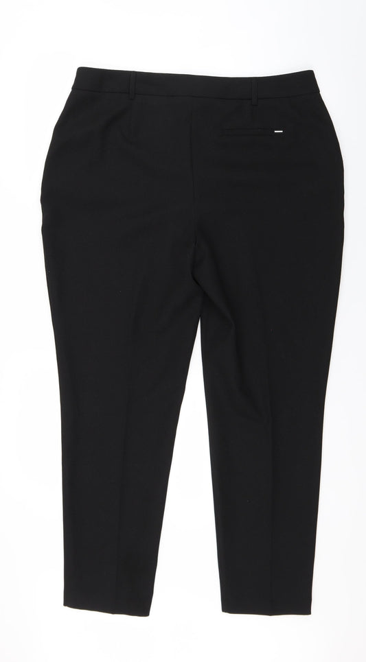 Dorothy Perkins Womens Black   Dress Pants Trousers Size 14 L26 in