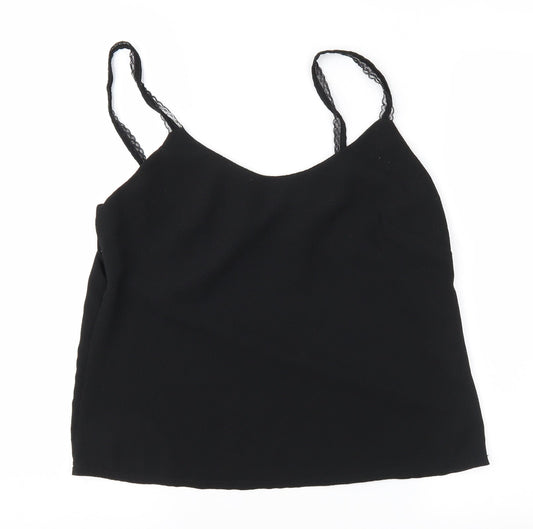 Made in Italy Womens Black   Camisole Blouse Size 12
