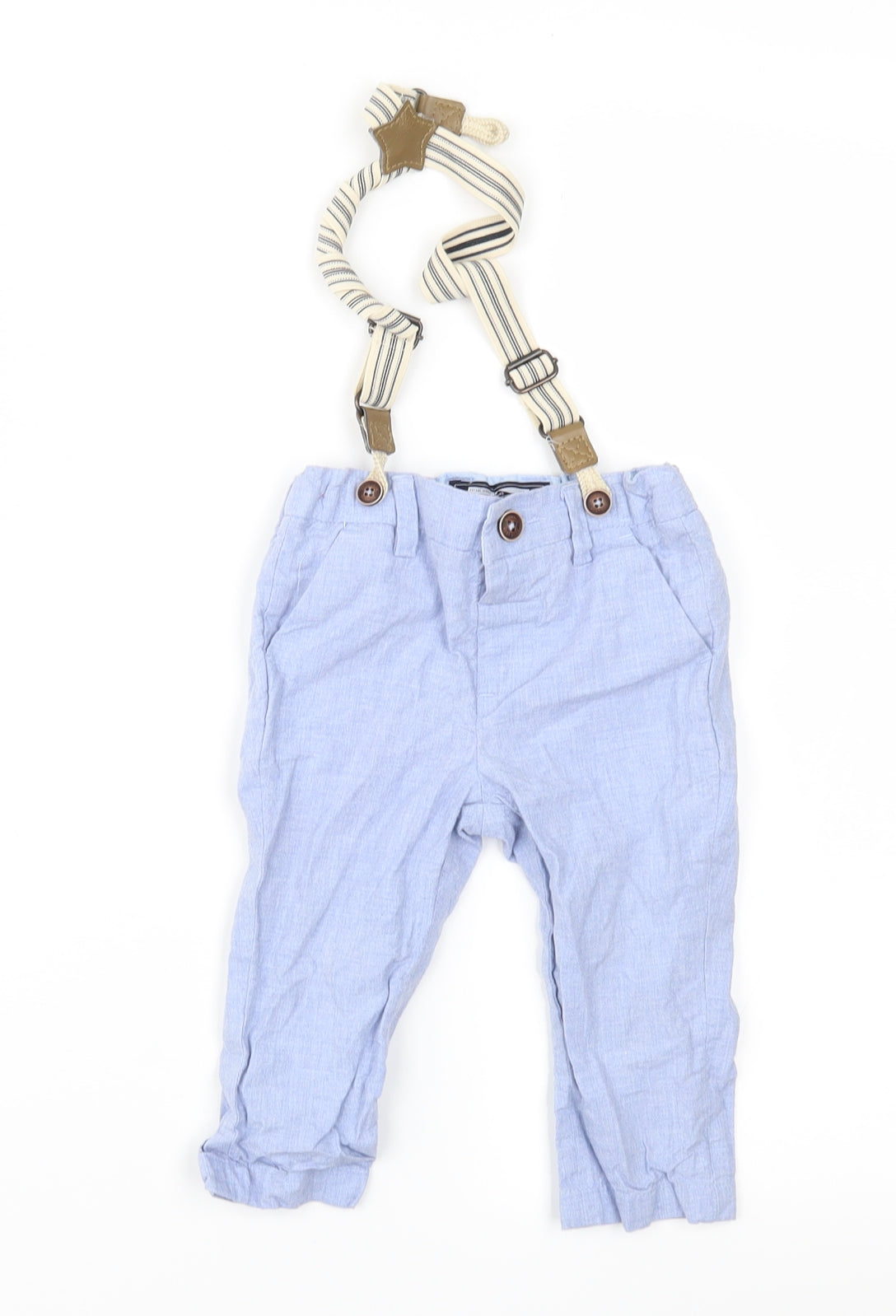 NEXT Boys Blue   Cargo Trousers Size 9 Months