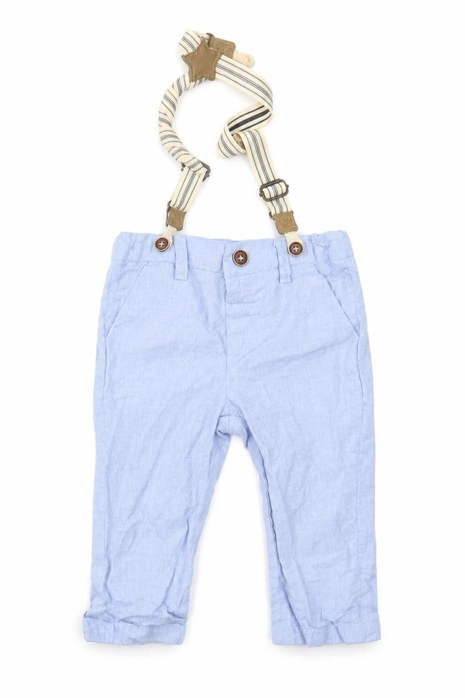 NEXT Boys Blue   Cargo Trousers Size 9 Months