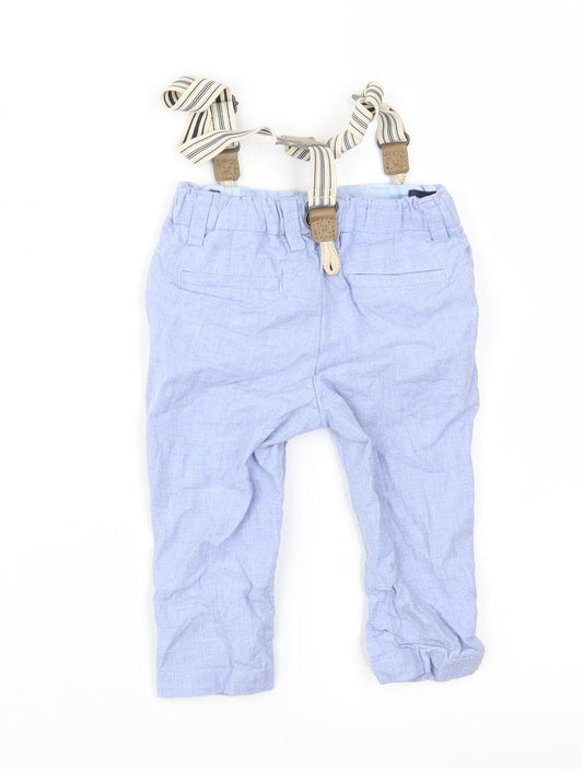NEXT Boys Blue   Cargo Trousers Size 9 Months