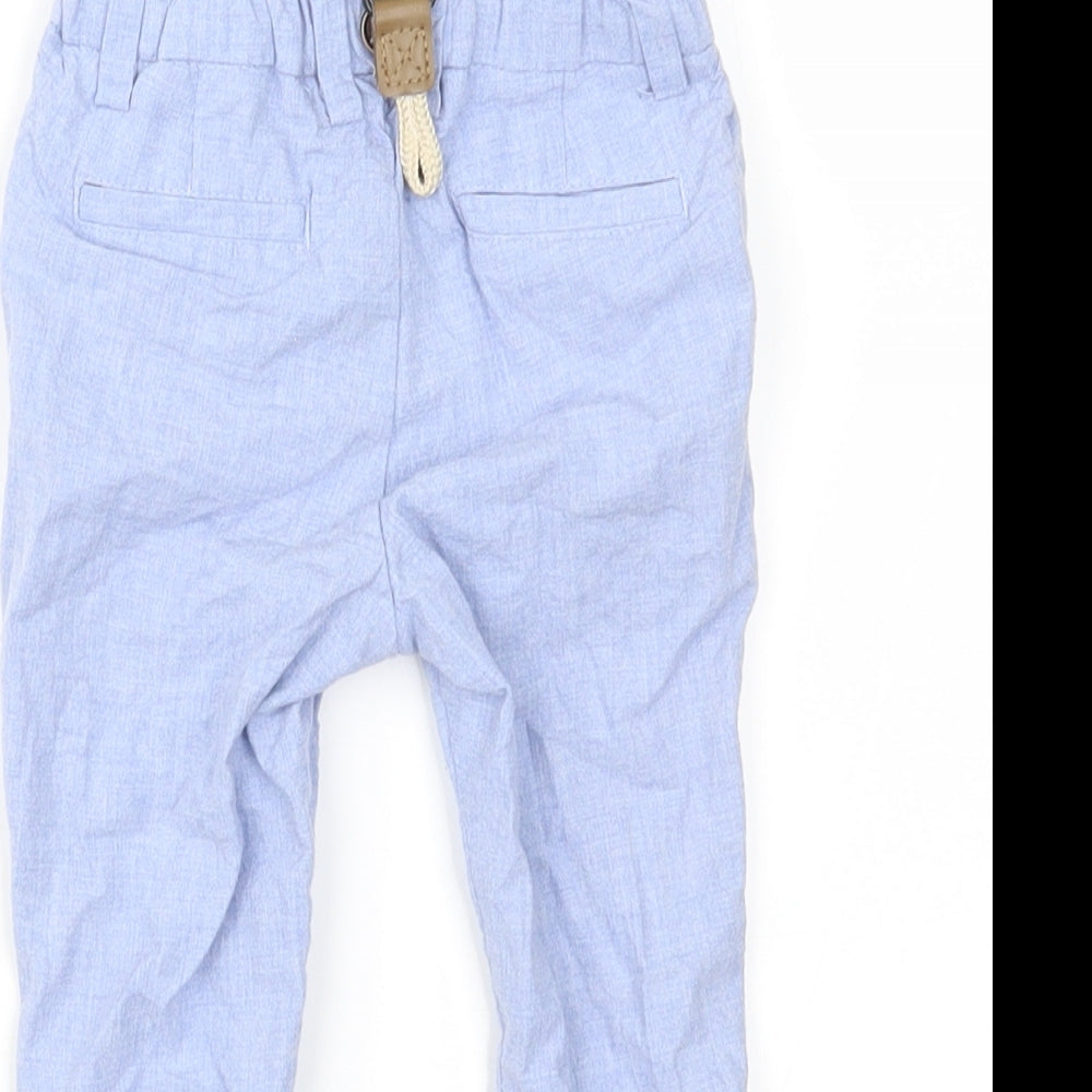 NEXT Boys Blue   Cargo Trousers Size 9 Months