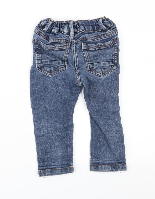 NEXT Baby Blue  Denim Capri Jeans Size 9 Months