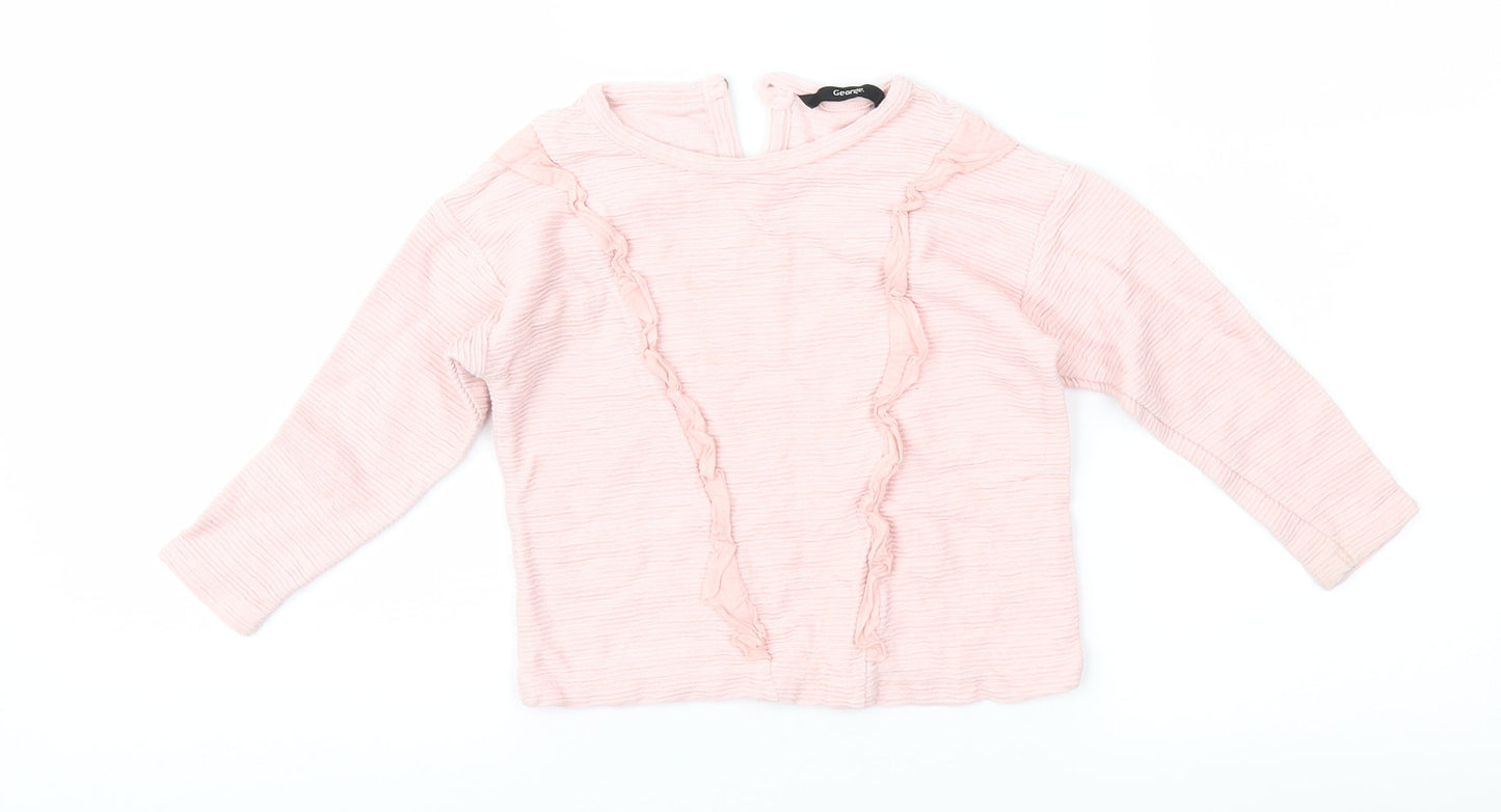 George Girls Pink   Basic Blouse Size 2-3 Years