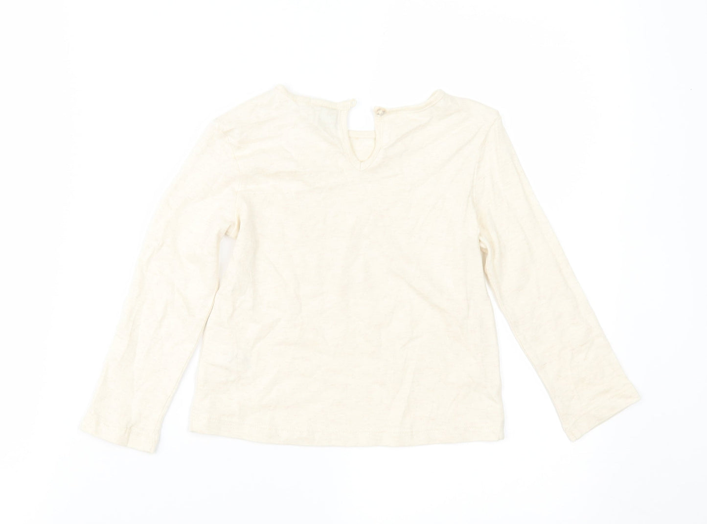 TU Girls Beige   Basic T-Shirt Size 2-3 Years
