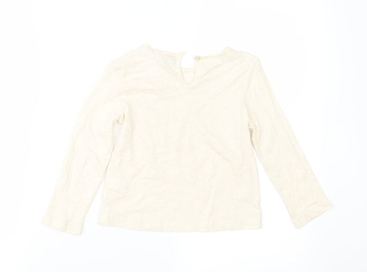 TU Girls Beige   Basic T-Shirt Size 2-3 Years