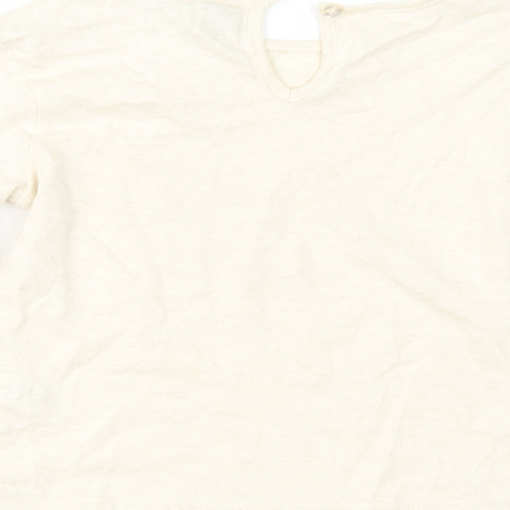 TU Girls Beige   Basic T-Shirt Size 2-3 Years