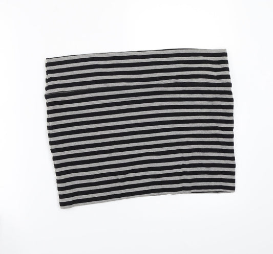 Newlook Womens Grey Striped  Basic Tank Size 18
