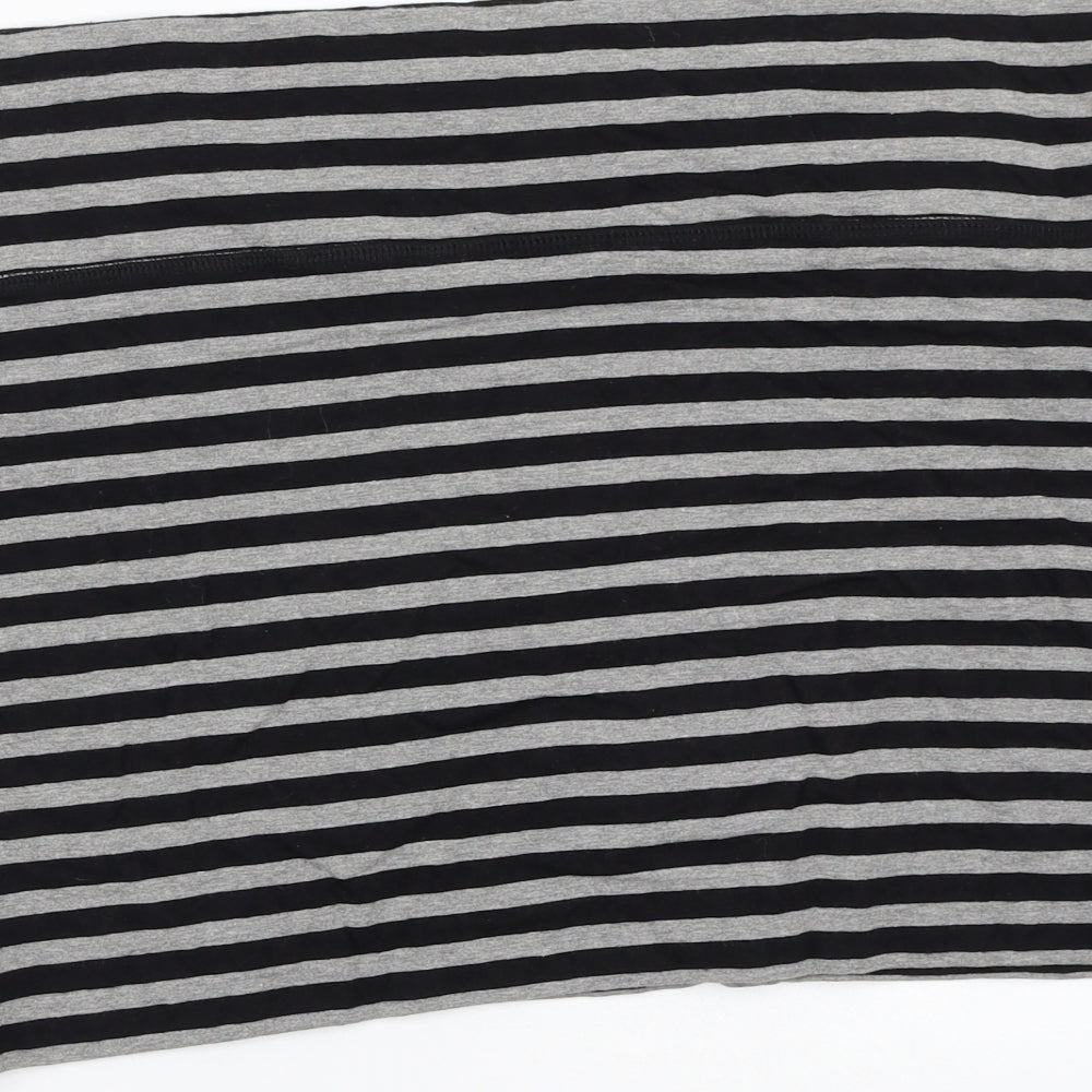 Newlook Womens Grey Striped  Basic Tank Size 18