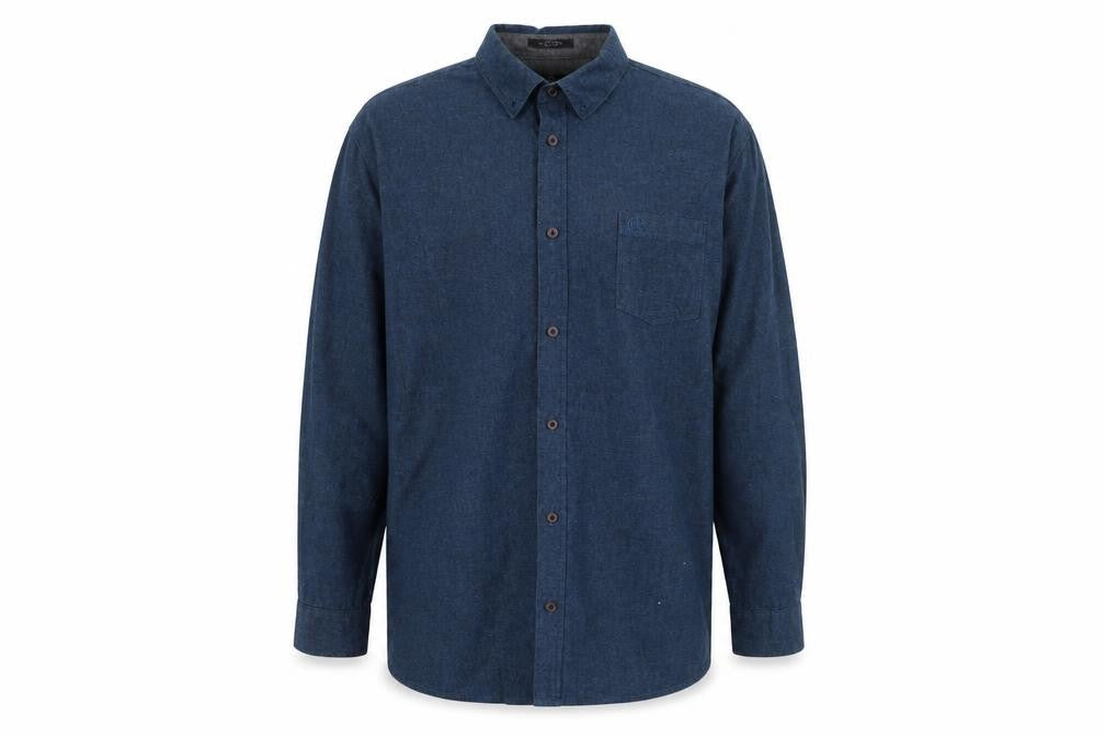 Rhino Mens Blue    Button-Up Size XL