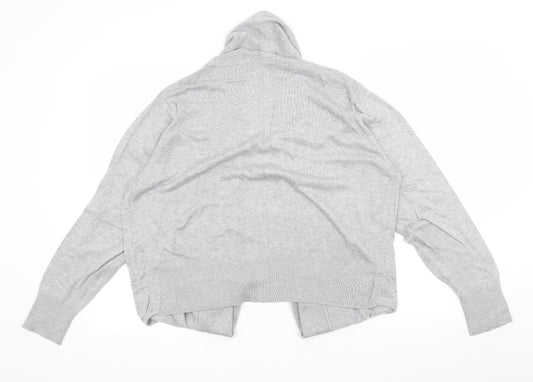 BHS Womens Grey  Knit Cardigan Jumper Size 18