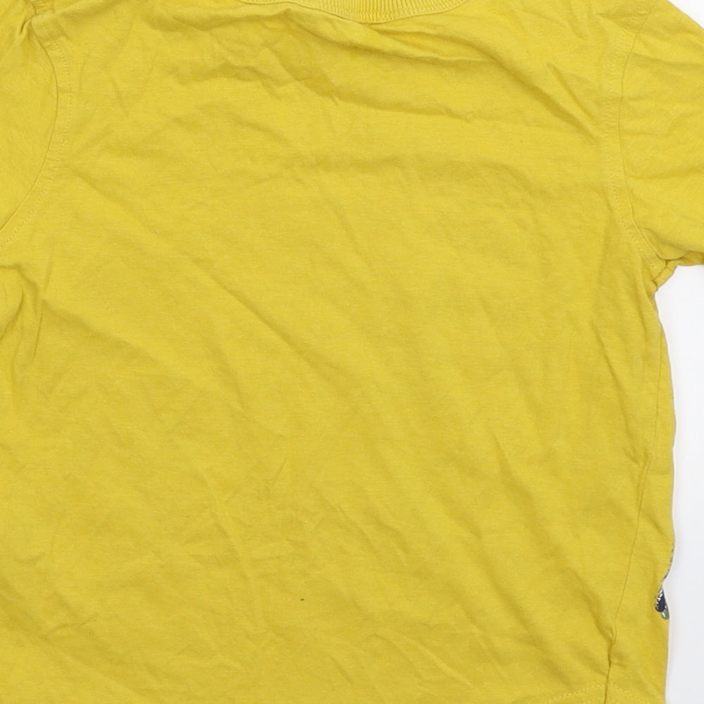 George Boys Yellow   Basic T-Shirt Size 4-5 Years