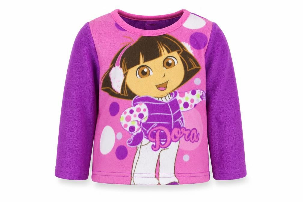 Nickelodeon Girls Multicoloured  Fleece Pullover Jumper Size 2 Years