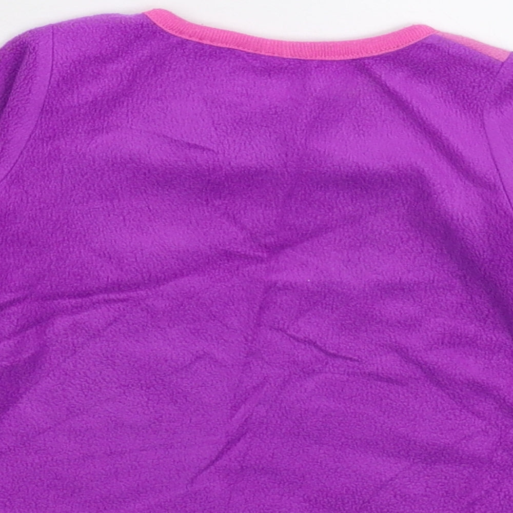 Nickelodeon Girls Multicoloured  Fleece Pullover Jumper Size 2 Years