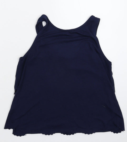 River Island Womens Blue   Basic Tank Size 10