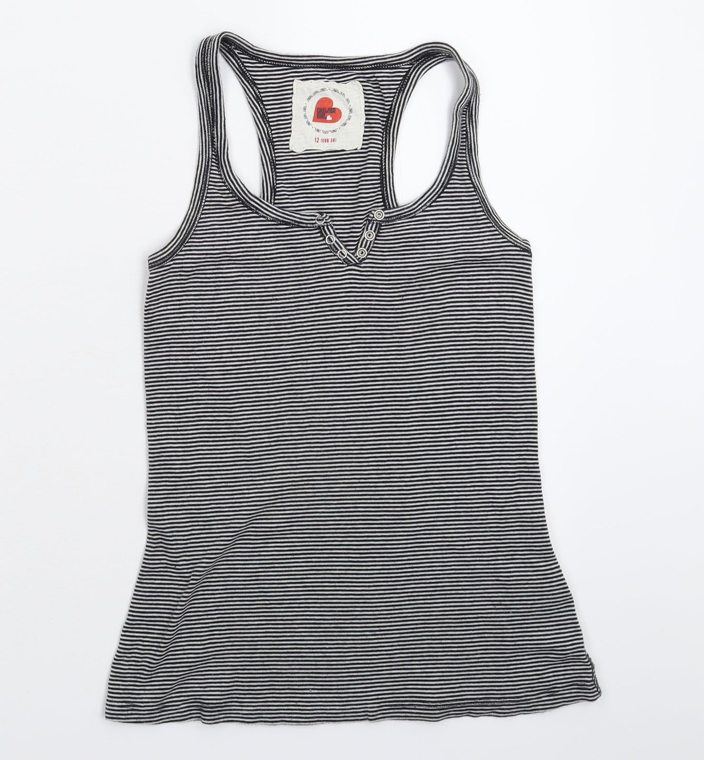 Chelsea Womens Multicoloured Striped  Basic Tank Size 12