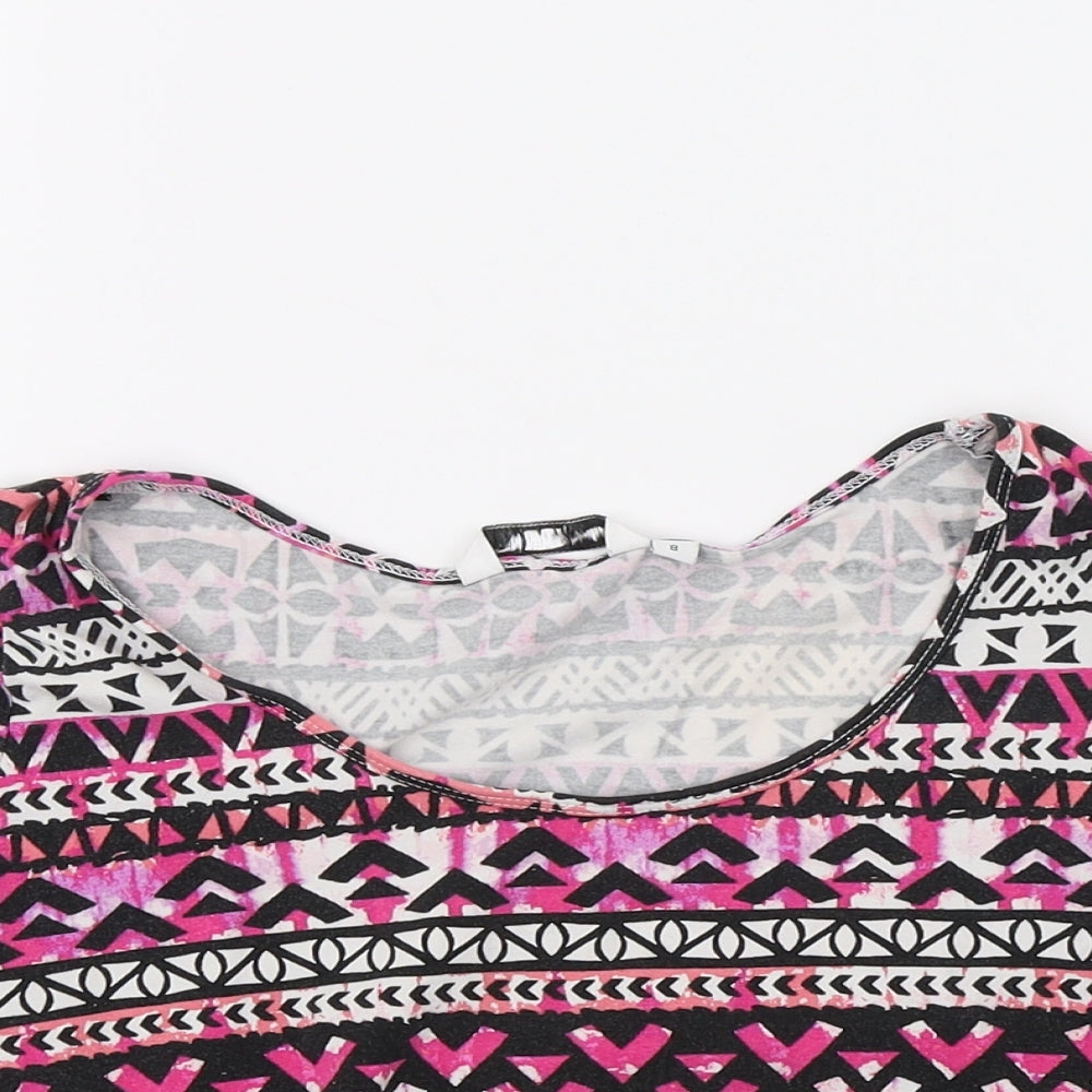 New Look Womens Pink   Basic T-Shirt Size 8