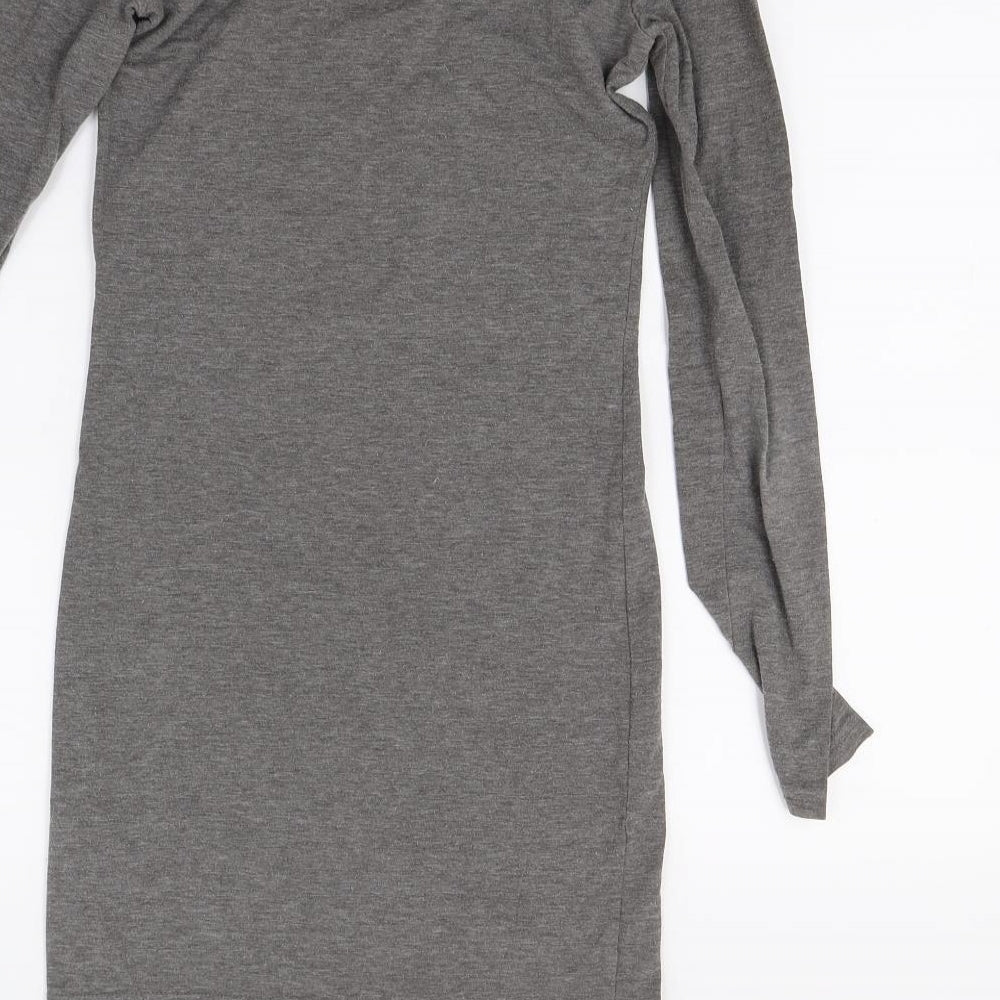 Divided Womens Grey   Jumper Dress  Size XS
