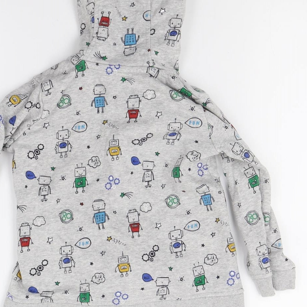 George Baby Grey   Pullover Jumper Size 12-18 Months  - SpaceMan Hoodie