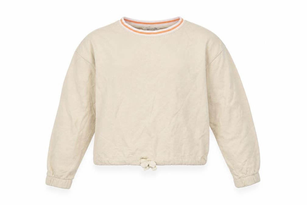 H&M Girls Beige   Pullover Sweatshirt Size 11-12 Years  - Croped