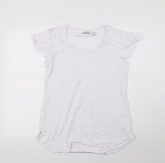 Live Girls White   Basic T-Shirt Size XS