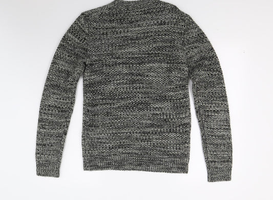 Label Lab Mens Red  Knit Pullover Jumper Size S