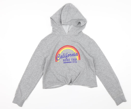 Candy Couture Girls Grey   Pullover Hoodie Size 13 Years  - California