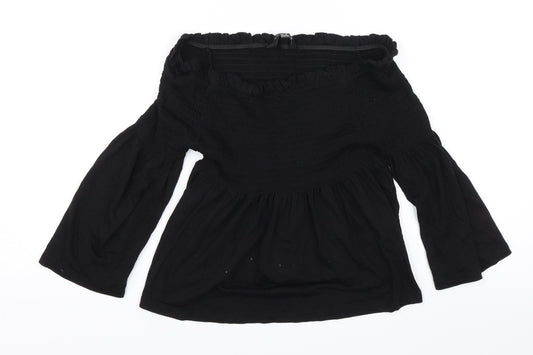 New Look Womens Black   Basic Blouse Size 10