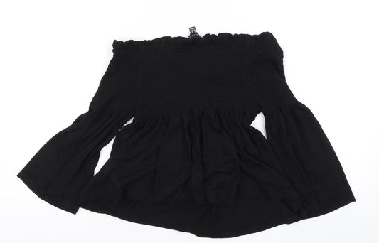 New Look Womens Black   Basic Blouse Size 10