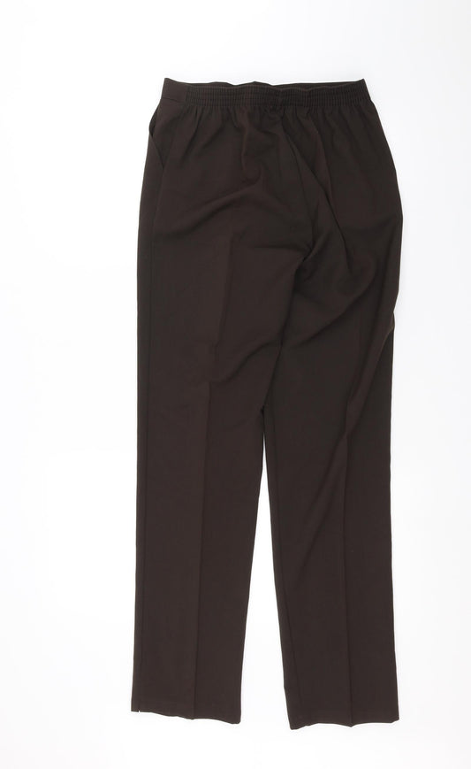 Classic Image Womens Brown   Trousers  Size 12 L28 in