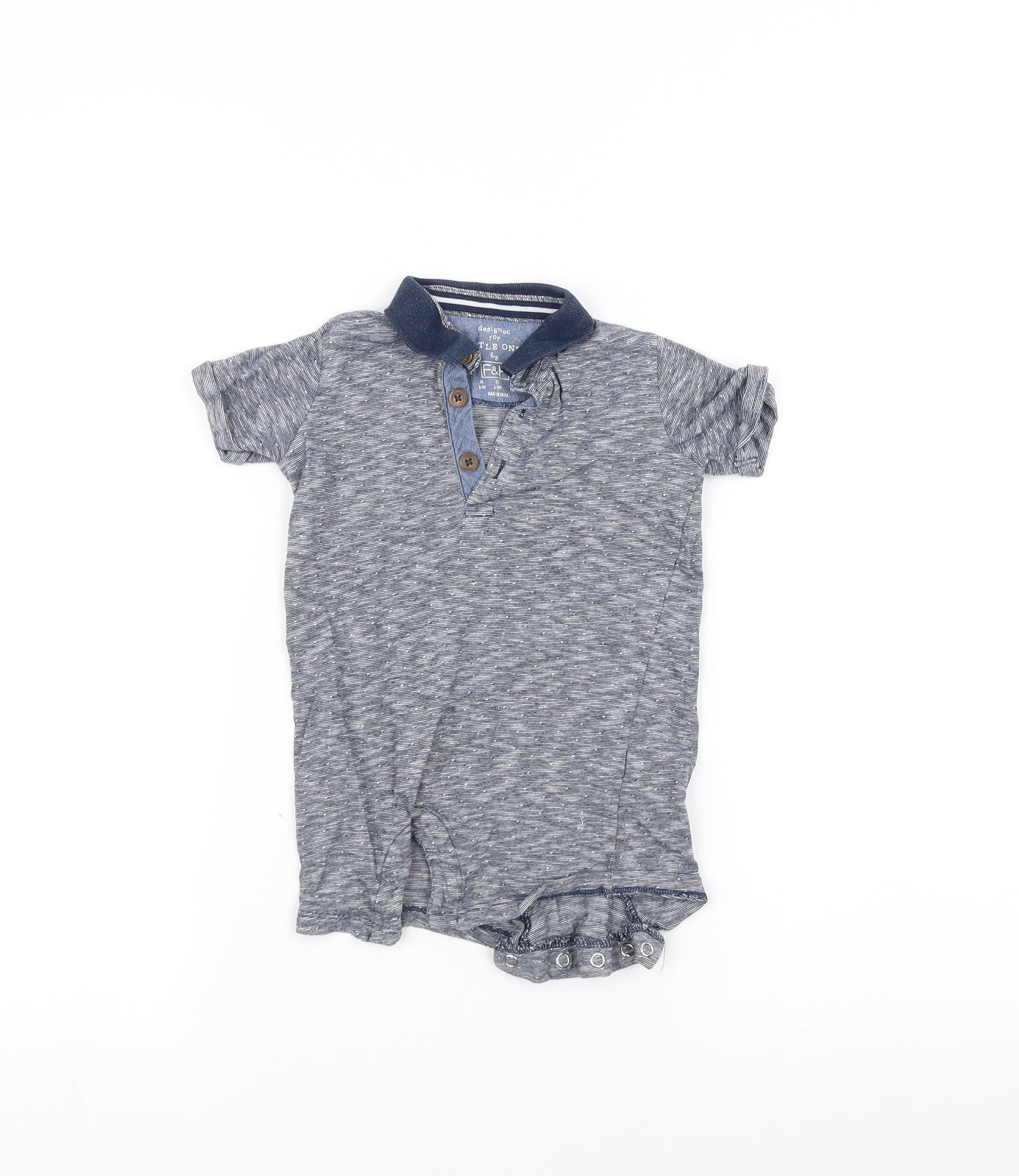 F&F Baby Blue   Babygrow One-Piece Size 6-9 Months