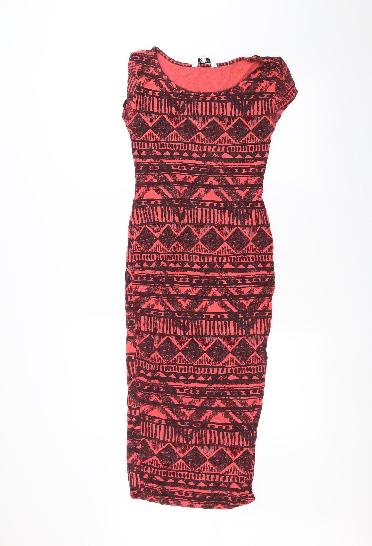 New Look Womens Red   Pencil Dress  Size 10