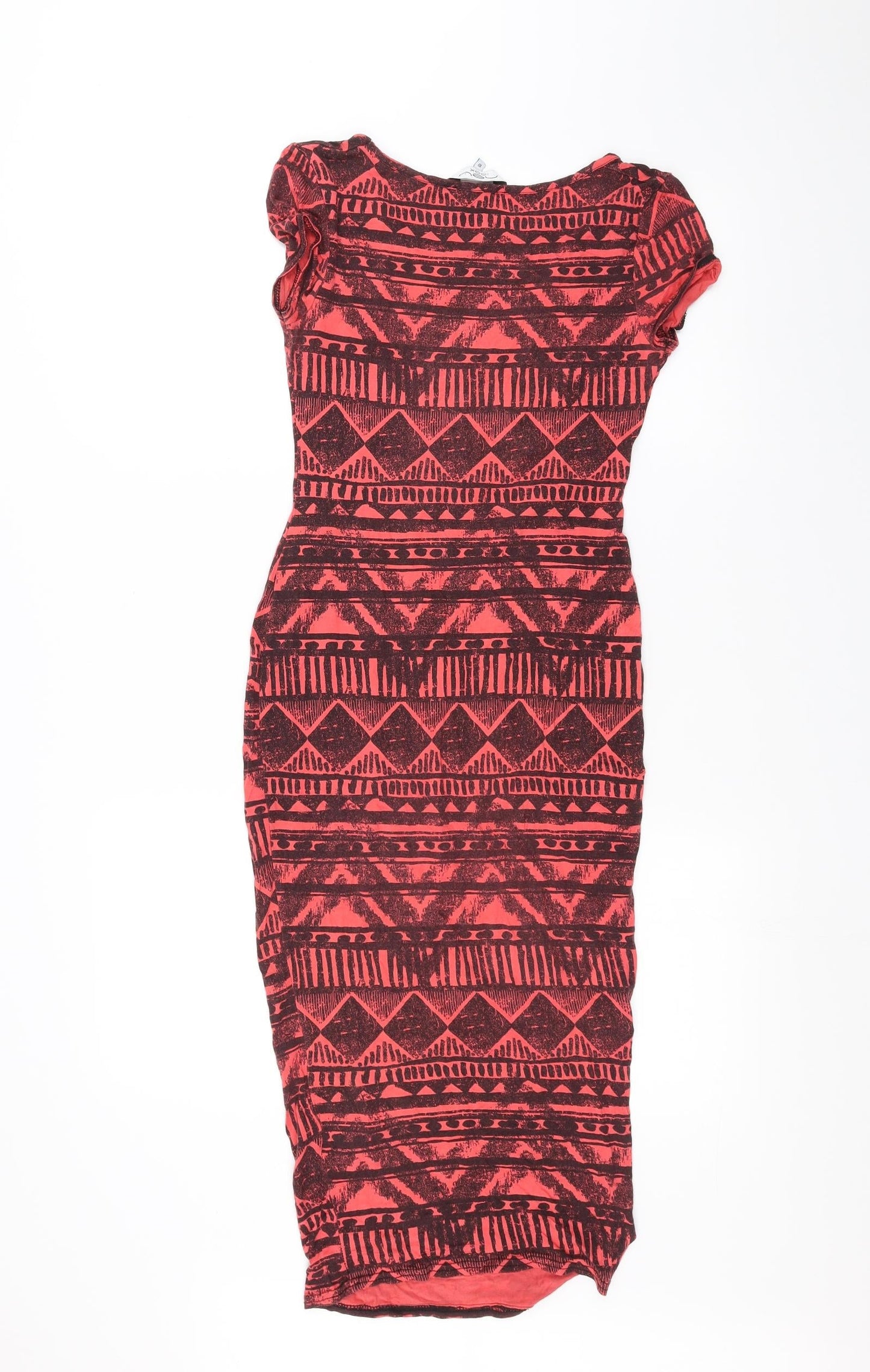 New Look Womens Red   Pencil Dress  Size 10
