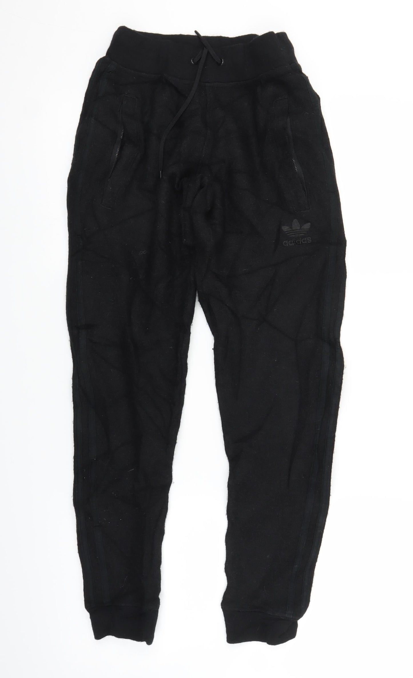adidas Womens Black   Sweatpants Trousers Size XS L25 in