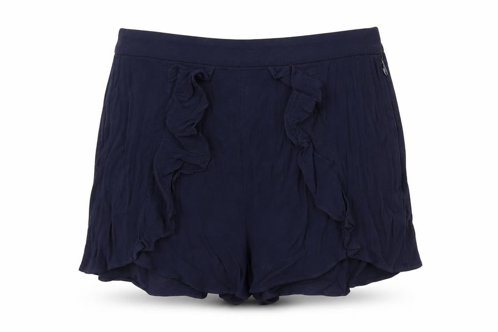 H&M Womens Blue   Hot Pants Shorts Size 34