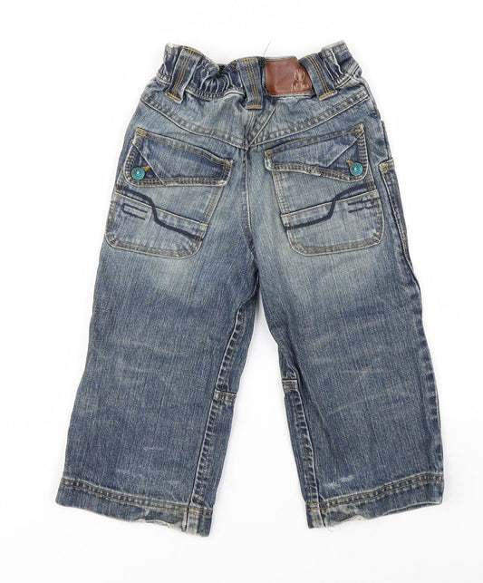 Fat Face Boys Blue  Denim Straight Jeans Size 3-4 Years