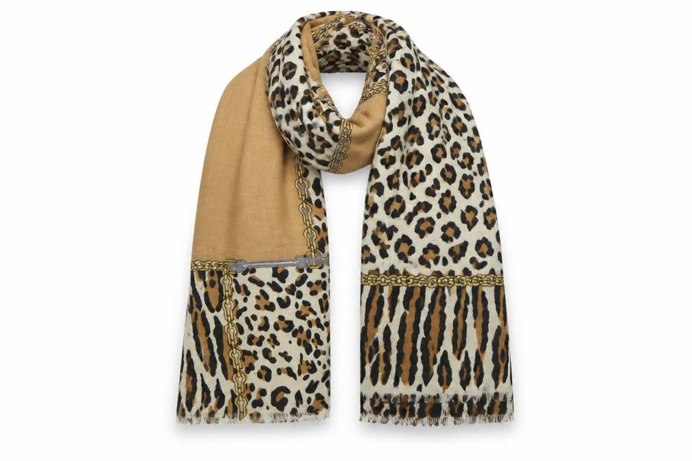 Primark Brown Animal Print   Shawl/Wrap