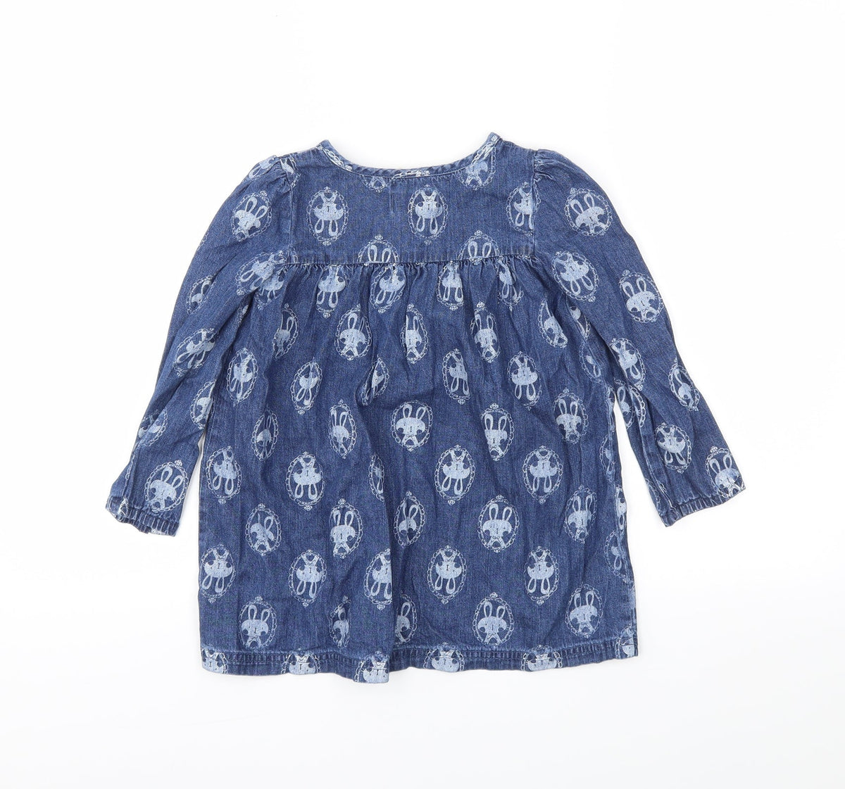 Gillian's Closet Girls Blue  Denim Trapeze & Swing  Size 2-3 Years